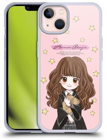 Head Case Designs Offizielle Harry Potter Hermione Granger Deathly Hallows XXXVII Gel Handyhülle Hülle [Militärischer Schutzgrad] Kompatibel mit Apple iPhone 13