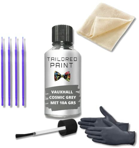 For Vauxhall Astra 2015 - Present Touch Up Paint Repair Kit Scratch Stone Chip Fix (Cosmic Grey Metallic 10A GR5 Touch Up Paint Pen)