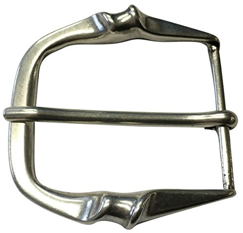 BELTINGER Gürtelschnalle Bari 4,0 cm | Buckle Wechselschließe Gürtelschließe 40mm Massiv | Dorn-Schließe | Wechselgürtel bis 4cm | Silber