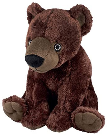 EcoBuddiez - Braunbär von Deluxebase. Kleine weiche Plüschtiere aus recycelten Plastikflaschen. Umweltfreundliches Kuschelgeschenk für Kinder und niedliches Kuscheltier für Kleinkinder.