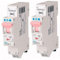 EATON 109125 PLGC4-C2/1N - DISJONCTEUR MODULAIRE PH/N - Blanc - MANETTE ROSE - 1P+N / 2 A - COURBE C - Raccordement direct sans vis - 2 disjoncteurs