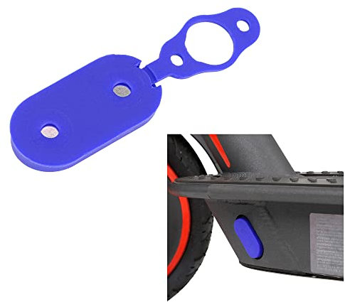 Fututech Magnetischer Ladeanschlussdeckel für Xiaomi M365 Pro Pro2 1S Lite für Mi 3, Schutzhülle für Port, kratzfest, wasserdicht, Zubehör für Roller (blau)