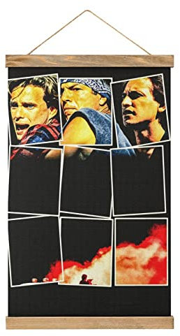 YBEL Blut in Blood Out Scroll-Poster Stoffbild Kunst Holz DIY Rahmen Hängende Druck Aufhänger für Raumdekoration Öl Leinwand Kit Geschenk