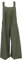 GURU SHOP Salopette Ariose Ethno Style Oversize Tuta da Donna Cotone, verde oliva, 42
