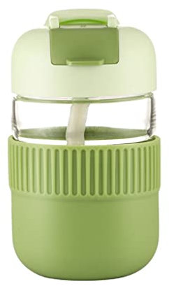 Gourde Sport 350 ml bouteille d'eau de sport de sport mignonne girl d'eau avec une tasse de paille bouteille d'extérieur for une pichet d'eau Bouilloire femelle Réutilisable Bouteille d'eau ( Blue : B