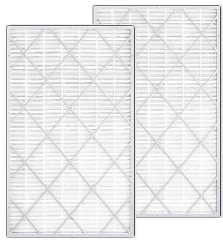 HE601 HEPA Replacement Filter for Shark HE6FKPET HE601 HE602 6 Fan Air Purifier, H13 3-in-1 Filter System - Absorbs 99.97% Particulates, Part # HE6FKPET, HE6FKBAS, HE6FKPRO, 2 Pack