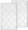 HE601 HEPA Replacement Filter for Shark HE6FKPET HE601 HE602 6 Fan Air Purifier, H13 3-in-1 Filter System - Absorbs 99.97% Particulates, Part # HE6FKPET, HE6FKBAS, HE6FKPRO, 2 Pack