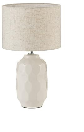 Pauleen 48330 Tischleuchte Glowing Soul E14 max. 20W Creme, Terrazzo Stoff, Keramik