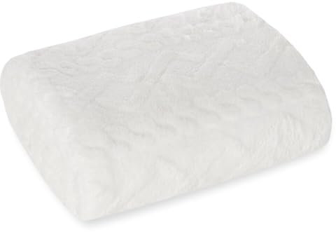 Eurofirany Wohndecke Zopf Muster Decke Kuscheldecke Winterdecke Weihnachtsdecke Geschenk (Weiß, 150 x 200 cm)