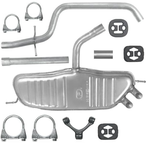 Polmo Schalldämpferset Auspuffanlage Auspuff für VW Golf Plus 5 V 2005-01/2009 1.9 TDI