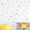 Wandtattoo Punkte Wandsticker Kreise, 104 Stück /8 Sheet Punkte Wandtattoo, Dots zum Kleben Wandaufkleber Wanddeko Babyzimmer Wanddeko, Selbstklebend Kreise Stickers, Mehrere Farben