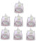 PACKOVE 7 STK Kinderrucksack Büchertasche für Mädchen Büchertasche für Kleinkinder schultüte mädcheb okul cantasi kiz Aufbewahrungstaschen Mini-Rucksack Einhorn Taschen Mädchenrucksack