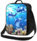 Gaakvrr Lunch Box Bag Ocean Sea Animal Turtle Dolphin Lunchbox Insulated Thermal Cooler Ice Adjustable Shoulder Strap for Women Men Boys Girls