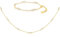 Mary & Jules Schmuckset Perlenkette und Perlenarmband Gold aus 925 Sterling Silber und Süßwasserperlen, vergoldet, aus recyceltem Silber, Set mit Kette Gold und Armband Gold