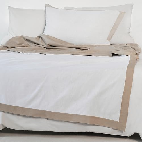 RELAXOUND ORIGINAL Breezyblanket 155x225 cm (Reverse Taupe, Single) - Sommerdecke - Recovery Blanket - 3-lagige Baumwolldecke - AirFlair Effekt für optimale Temperierung - gemütlich wie auf Wolken