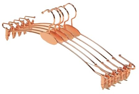 Cintres Cintre En Métal Antidérapant En Alliage, Pinces À Linge Pour Sous-vêtements, Soutien-gorge, Chaussettes, Culottes, Supports D'organisation Pour Vêtements Cintres En Velours(Rose gold,50pcs)