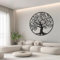 BAOHUAHUArbre de vie decoration murale 60CM Grand arbre de vie Decoration murale metal Convient pour la décoration murale suspendue dans le salon, la chambre à coucher, le jardin (60CM)