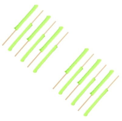 minkissy 2 Sätze Reinigungsstab Reinigungswerkzeug Für Den Haushalt Faserreiniger Bürstenreiniger Küchenmaschiene Kochgeschirr Reinigungsbürste Glasreiniger Bambus Light Green 6 Stück * 2
