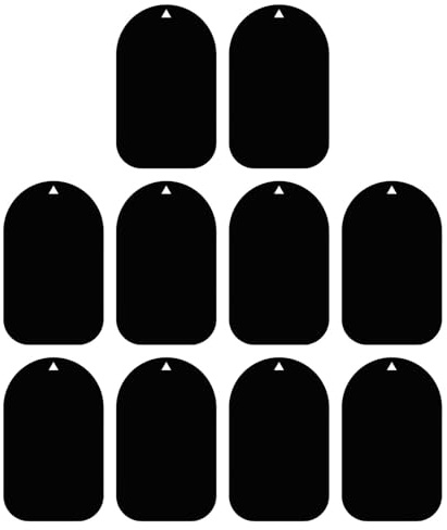 Nybhyjka Adesivi per valvole delle ruote, 10 coperture per valvole a disco per bicicletta, neri per ciclismo, per tutte le donne e gli amanti del ciclismo