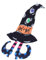 VICASKY Bandera de jardín decorativa de Halloween, bandera de bruja de doble cara para exteriores, duradera y decorativa, decoración de fiesta de Halloween para jardín y proporciona festivo