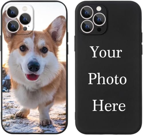 Personalized Phone Case for iPhone Xs Max Individual protective cover case with your own photo picture text Customize mobile case for him and her，Personalized Photo Gift Custom Phone Case