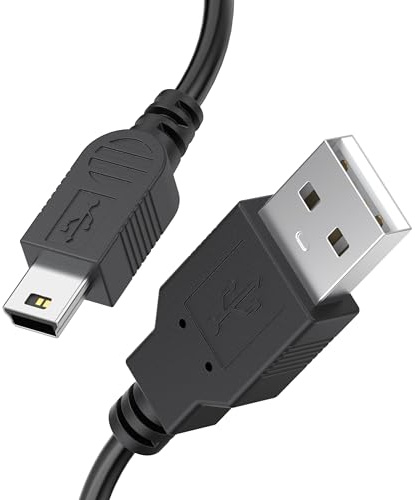 Vancle USB Kabel Mini B Ladekabel, USB A auf Mini B Stecker Kabel, Kompatibel mit Ti-84 Plus CE, Ti-84 Plus/C Silber Edition, Ti-89 Titan, TI-Nspire CX, TI-Nspire CX CAS, CX II-T (1m)