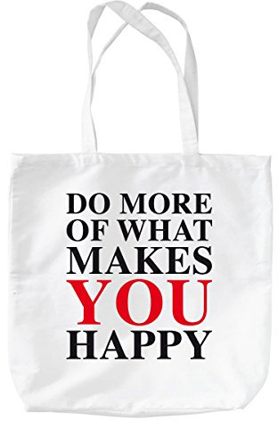 clothinx ::: DO MORE OF WHAT ::: Baumwolltasche Weiss, schwarz/roter, langer Henkel