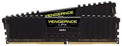 Corsair Vengeance LPX Memorie per Desktop a Elevate Prestazioni per AMD Ryzen e Intel 200, 16 GB (2 X 8 GB), DDR4, 2400 MHz, C16 XMP 2.0, Nero