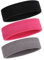 ONUPGO Schweißband Stirnband für Männer & Frauen - 3PCS Sports Stirnbänder Feuchtigkeitstransport Athletic Cotton Terry Cloth Schweißband Schweißabsorbierende Kopfband (Black/Grey/Pink)