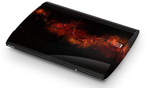 Skins4u Aufkleber Design Schutzfolie Vinyl Skin kompatibel mit Sony PS3 Playstation 3 Super Slim Far Galaxy