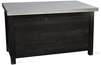 Garden Trading Moreton Outdoor Storage Box Crafted in Spruce | Delivered Fully-Assembled | Small - H50 x W80 x D45cm | Suitable For Indoor And Outdoor Use