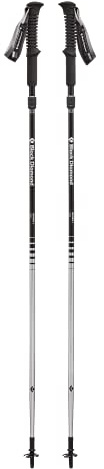 Black Diamond DISTANCE Z Z-POLES, Ultra-leichte Trekkingstöcke (Trailrunning-Stöcke), klein faltbar, Aluminium, Länge: 115 cm