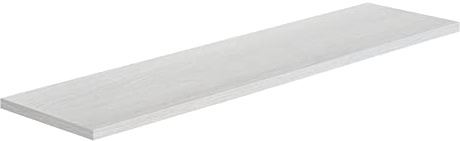 MODULARREDO | SMART Mensola da Muro, Scaffale Legno, Mensola da Parete, 96x23.7x2.3 cm, Kit Tasselli Incluso, Rovere Sbiancato - Made in Italy