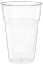 CF CARTA INGROSSO E DISTRIBUZIONE Bicchieri monouso per cocktail e bevande in R-Pet trasparente - 1000 pezzi (300ml)