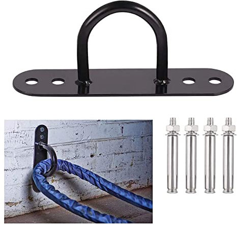 Offfay Battle Rope Anchor, Wall/Ceiling Mount Anchor Bracket Hook for Suspension Straps, Wall Anchor Point for Resistance Trainer, Strength Training Systems, Yoga Swings Hammocks