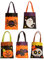 Boodtag Halloween Dekoration Kürbis Fledermaus Totenkopf Taschen Kinder Geschenk Tüte Tragetasche für Bonbons Schokolade Süßigkeiten
