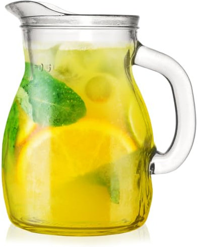 Orion group - Carafe à eau 500 ml - Carafe à eau - Carafe en verre - Carafes - Carafes - Verseuse en verre avec poignée - Carafe à eau - Carafe à eau - Réservoir d'eau en verre - Water carafe