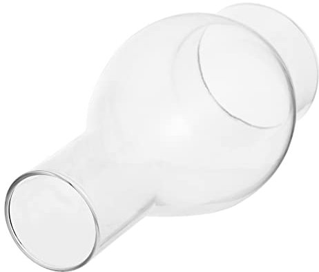 PATKAW Abat- de Cheminée en Verre 1 Pc Lampe à Pétrole Clair Lampe à Huile Remplacement de La Lampe Cheminée en Verre pour Lampe à Huile
