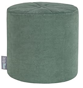 KiddyMoon Spielplatz Velvet Aus Schaumstoff Bausteine Für Kinder Babys Hindernisläufen Mit Abnehmbaren Überzug Leicht Pflegeleicht Kreativität Förderung Stabil Und Formbeständig, Puff, Waldgrün
