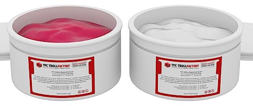 TFC Silikon Kautschuk Typ 4-1 Knetsilikon knetbar hart Shore 80 1:1 | 500 g (2x250g)