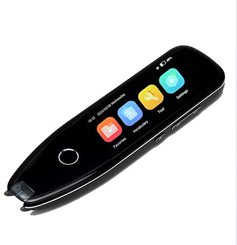 Annadue Smart Pen BT WiFi Fotoscanning, 134 Online Sprachübersetzungen, Wörterbuchlesestift, Schnelles Scannen und Erkennen, Offline Übersetzung, 2,75 Millionen Thesaurus. (Black)