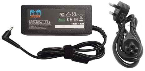 65W POWERGOAT LAPTOP ADAPTER CHARGER FOR ASUS VIVOBOOK 15 M513UA AC MAINS POWER SUPPLY 19V 3.42A PIN SIZE 4.0MMX1.35MM