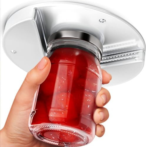 One Piece Convenient Gripper Tool Bottle Opener Easy Install Jar Lid Bottle Opener Portable Save Space Lid Remover Gadget for Seniors Elderly