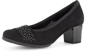 Gabor Damen Klassische Pumps, Frauen Absatzschuhe,stöckelschuhe,Businessschuhe,büro,Office,elegant,high Heels,Heels,schwarz,40 EU / 6.5 UK