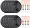 K&F Concept 55mm 10 Bouchons Objectifs et 10 Courroies Élastiques Compatible avec Appareil Photo Canon Nikon Sony Olympus Fujifilm Pentax Panasonic Leica（20 en 1）