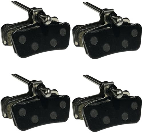 Fahrrad Bremsbeläge für SRAM Guide R T G2 und G2 RSC, Resin Semi-Metallic Scheibenbremse für SRAM Guide Avid X.O, Elixir 7, Elixir 9 Trail - 4 Paar