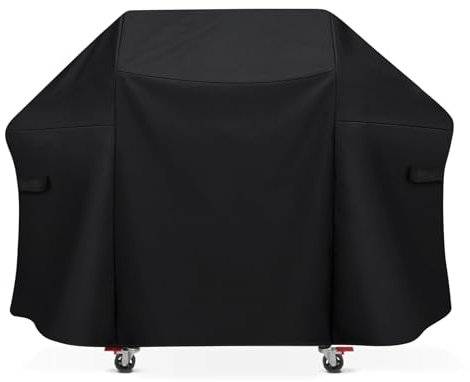 Delixike 7107 - Funda para Barbacoa de 152 cm, para Parrilla de Gas Weber Genesis E y S, Cubierta de Revestimiento de Poliuretano para Genesis E/S-60 (no Compatible con Genesis E325)