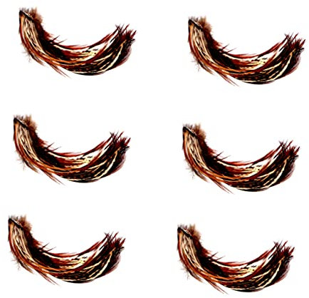 CRILSTYLEO 3paires Faux Colorés Plumes Pour Fête Costume Et Halloween Accessoire De Danse Exagéré