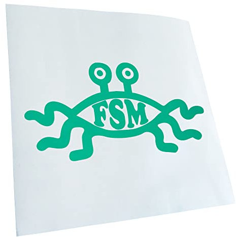 Kiwistar - Autoaufkleber - matt Türkis - 20x10cm FSM - Heckscheibe Auto Aufkleber wetterfest für Kfz LKW Mofa Truck - Sticker außen selbstklebend Tuning Zubehör für Fenster Fahrzeug Scheibe