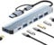 USB Hub USB C 7 in 2 USB C Hub, Multiport Adapter M-acbook USB Adapter, USB Verteiler 3.0 USB Erweiterung Laptop USB Hub 3.0 für MacBook, iMac, Surface, Dell, Thinkpad, USB Stick, Mobile HDD, PS4, TV